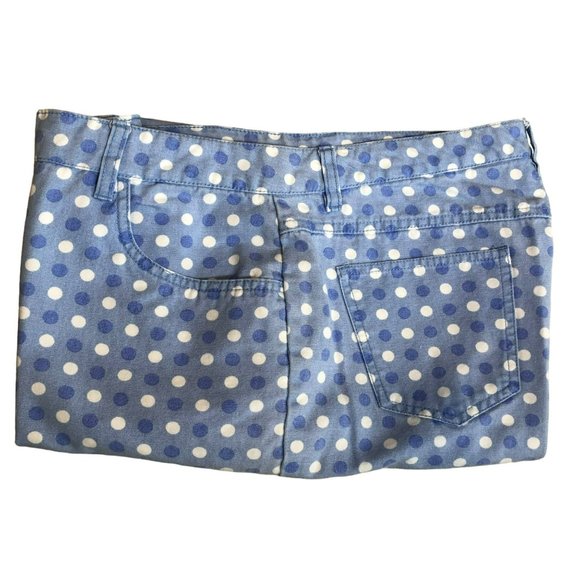Bill Blass Jeanswear Sz 16P Capri's Light Blue w/Dots - Picture 2 of 6